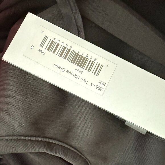 NWT Ieena by Mac Duggal #26514 Plunging Long Sleeve Pearl Keyhole Gown Black 0 - Picture 16 of 16